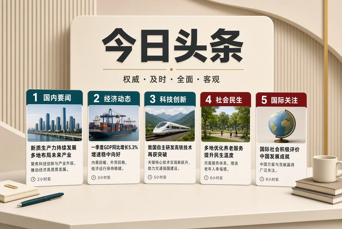 今日头条的资讯视觉导览